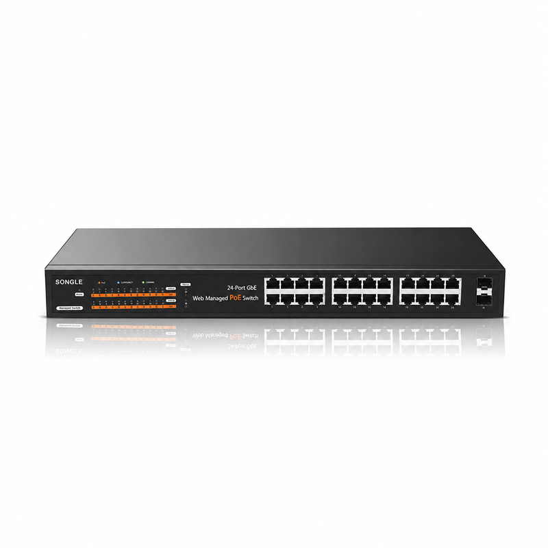 24-Port  Gigabit PoE Managed Switch